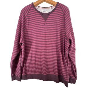 Lands End Mens Sweatshirt Sz XL Serious Sweats French Terry Crewneck Classic